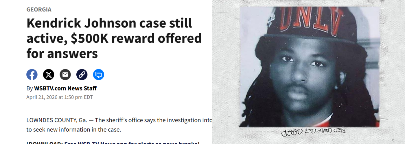 Kendrick Johnson Case Remains Active as $500,000 Reward Is Offered for Answers